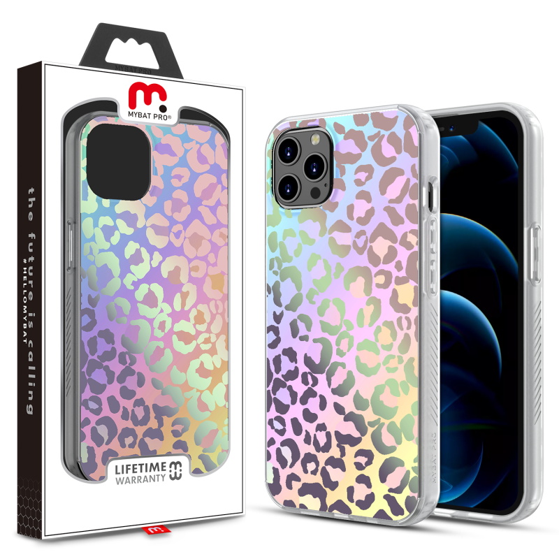 Picture of MyBat Pro Mood Series Case for Apple iPhone 12 Pro (6.1) / iPhone 12 (6.1) - Holographic Leopard