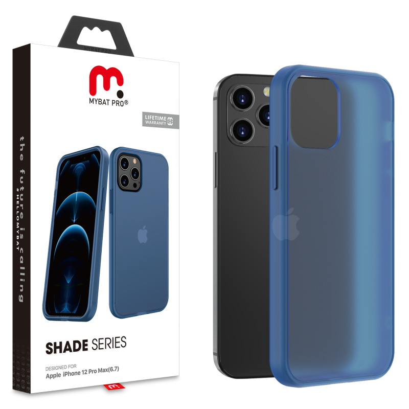 Picture of MyBat Pro Shade Series Case for Apple iPhone 12 Pro Max (6.7) - Cobalt