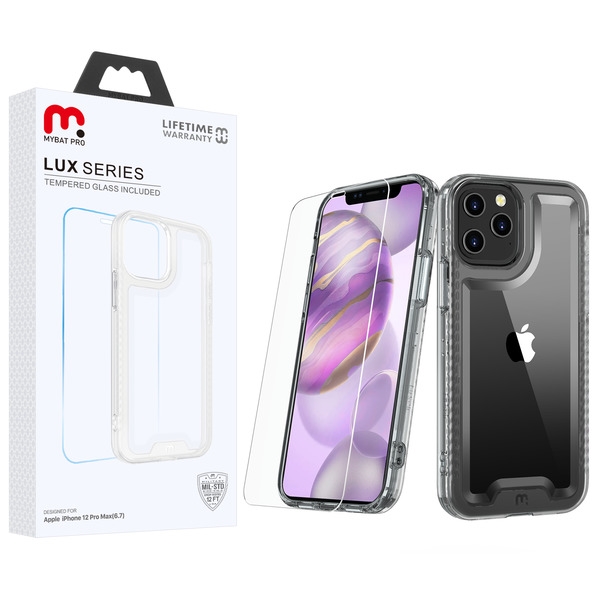 Picture of MyBat Pro Lux Series Case for Apple iPhone 12 Pro Max (6.7) - Clear