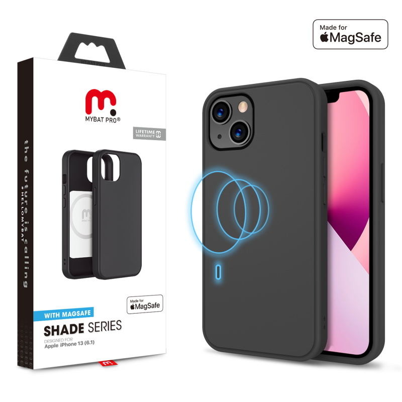 Picture of MyBat Pro Shade Series MagSafe Case for Apple iPhone 13 (6.1) - Black