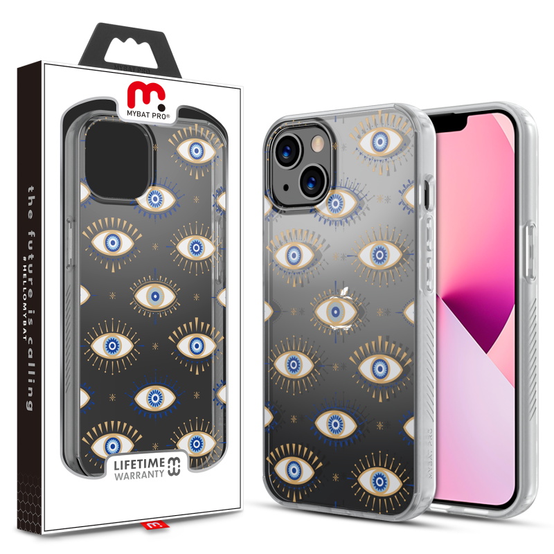 Picture of MyBat Pro Mood Series Case for Apple iPhone 13 (6.1) - Evil Eyes