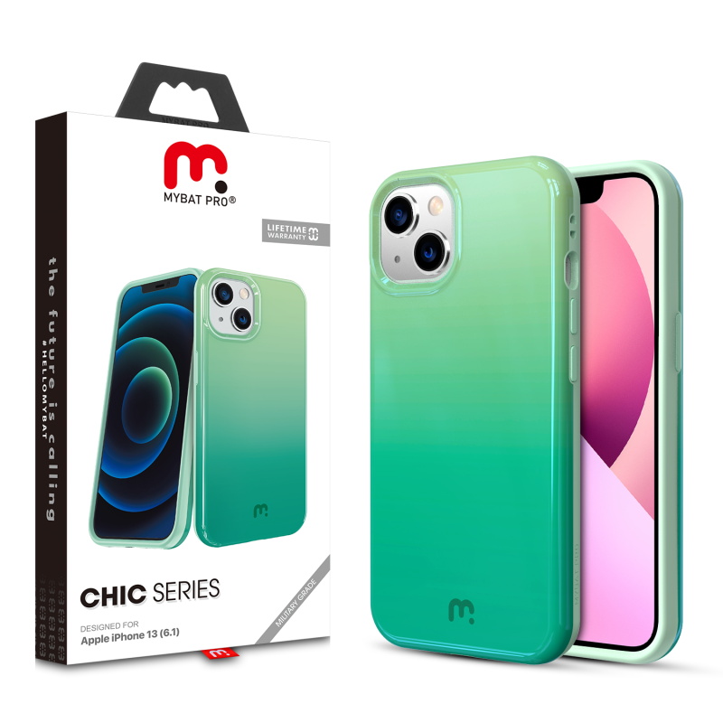 Picture of MyBat Pro Chic Series Case for Apple iPhone 13 (6.1) - Mint