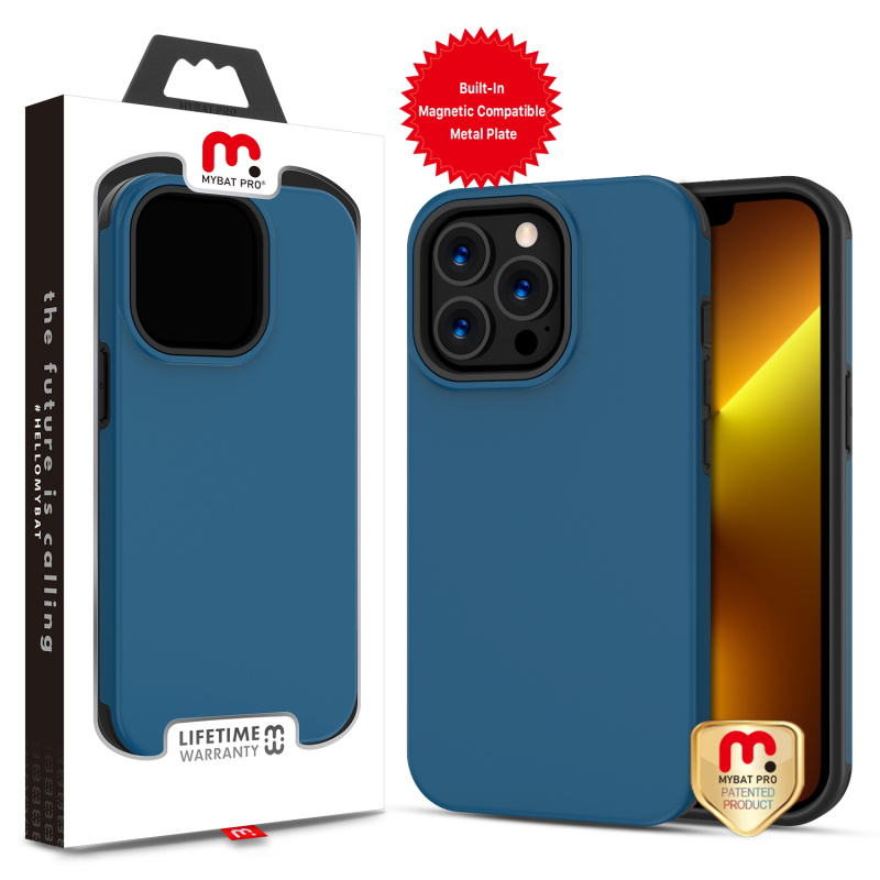 Picture of MyBat Pro Fuse Series Case for Apple iPhone 13 Pro (6.1) - Ink Blue