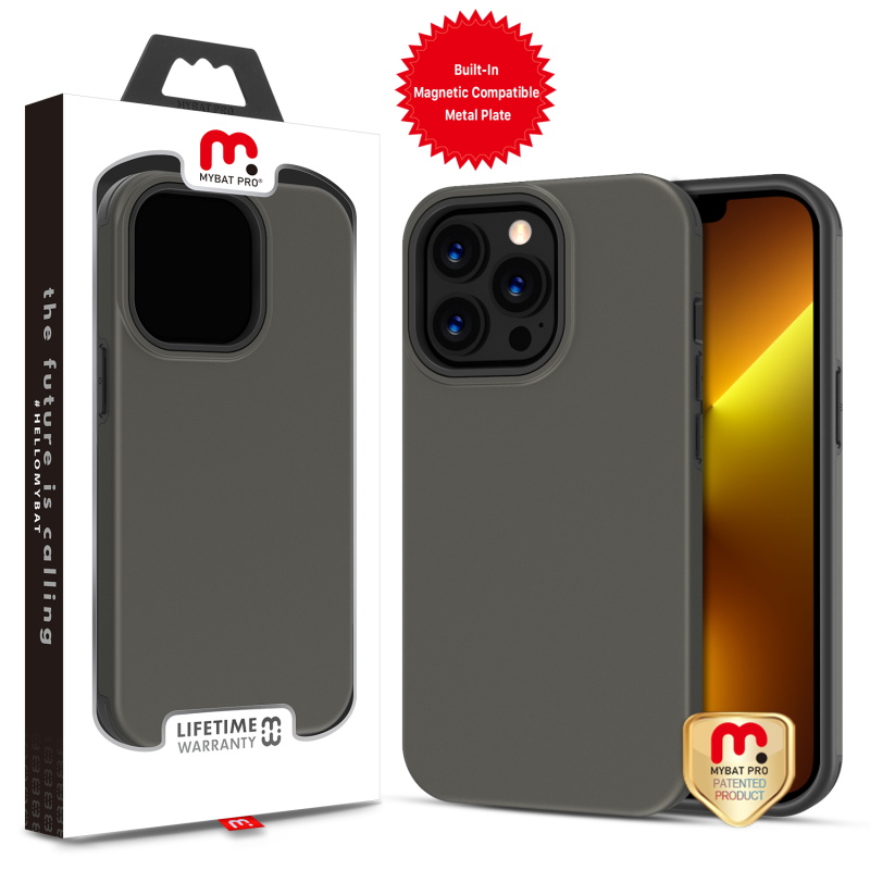 Picture of MyBat Pro Fuse Series Case for Apple iPhone 13 Pro (6.1) - Gray