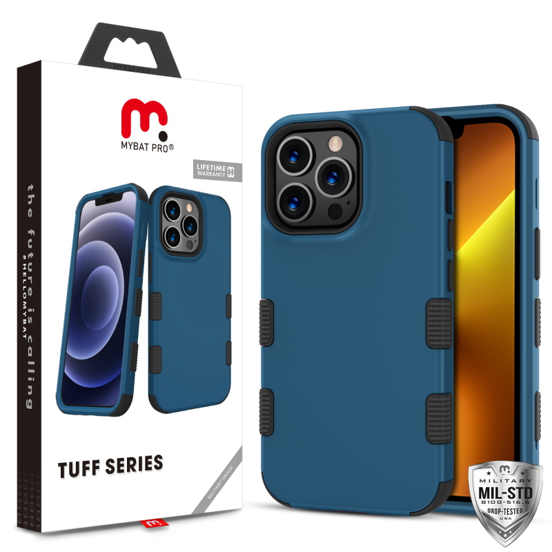 Picture of MyBat Pro Tuff Series Case for Apple iPhone 13 Pro (6.1) - Ink Blue