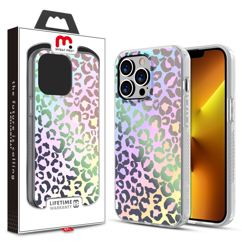 Picture of MyBat Pro Mood Series Case for Apple iPhone 13 Pro (6.1) - Holographic Leopard