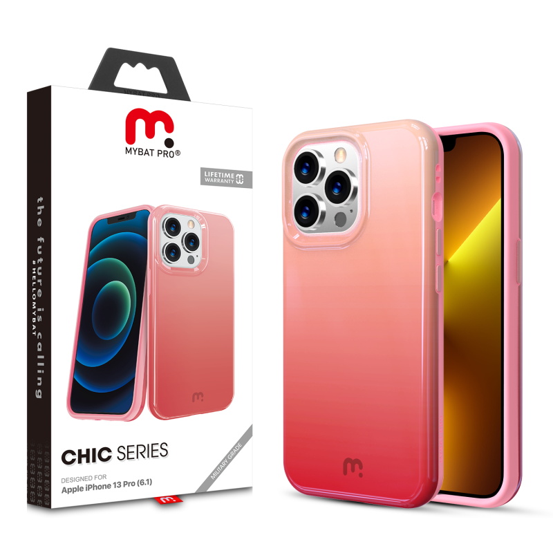 Picture of MyBat Pro Chic Series Case for Apple iPhone 13 Pro (6.1) - Bubblegum