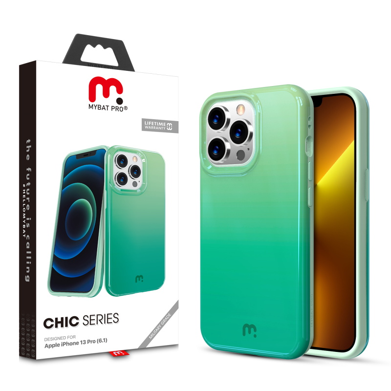 Picture of MyBat Pro Chic Series Case for Apple iPhone 13 Pro (6.1) - Mint