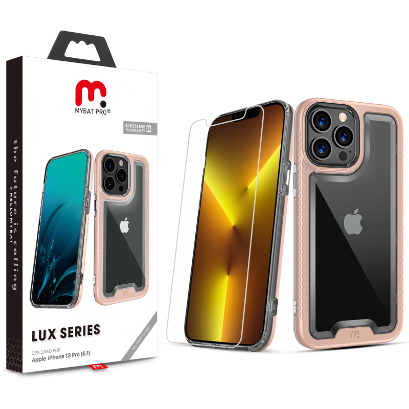 Picture of MyBat Pro Lux Series Case for Apple iPhone 13 Pro (6.1) - Rose Gold