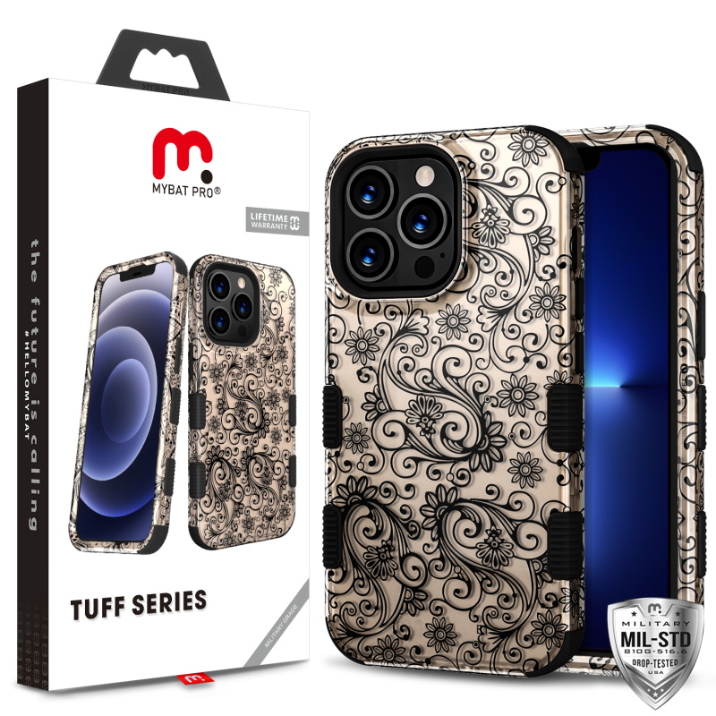 Picture of MyBat Pro Tuff Series Case for Apple iPhone 13 Pro Max (6.7) - Retro Floral