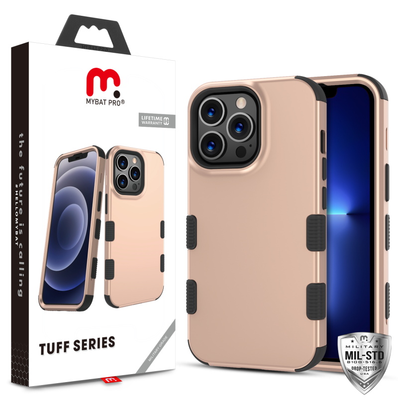 Picture of MyBat Pro Tuff Series Case for Apple iPhone 13 Pro Max (6.7) - Rose Gold