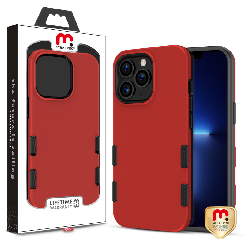 Picture of MyBat Pro Tuff Subs Series Case for Apple iPhone 13 Pro Max (6.7) - Red