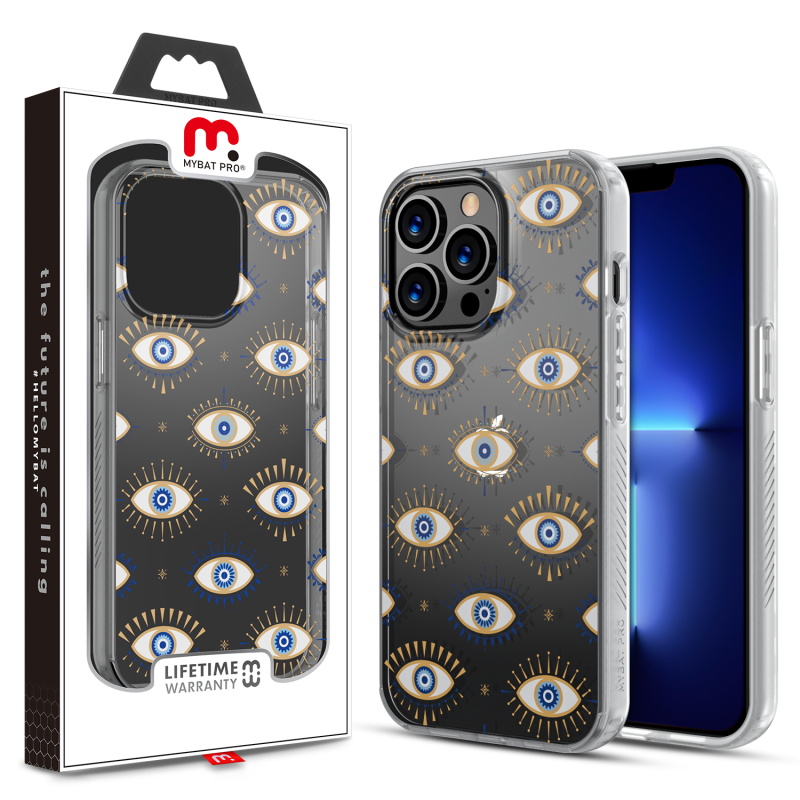 Picture of MyBat Pro Mood Series Case for Apple iPhone 13 Pro Max (6.7) - Evil Eyes