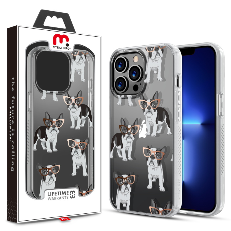 Picture of MyBat Pro Mood Series Case for Apple iPhone 13 Pro Max (6.7) - Chic Frenchie