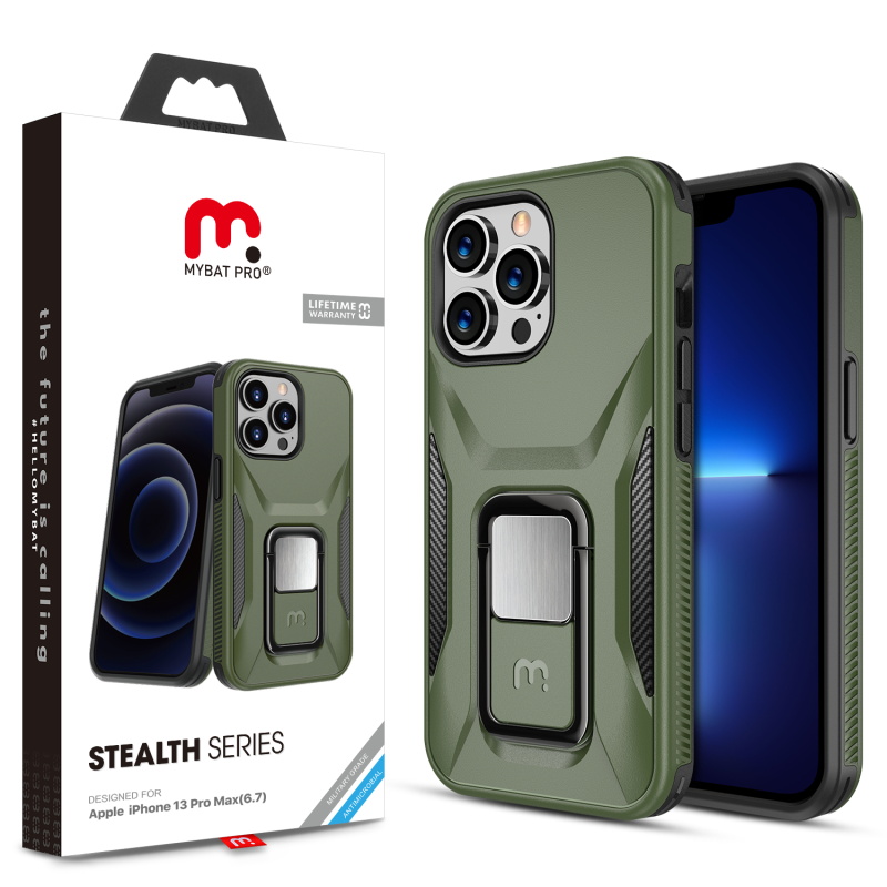 Picture of MyBat Pro Stealth Series for Apple iPhone 13 Pro Max (6.7) - Army Green