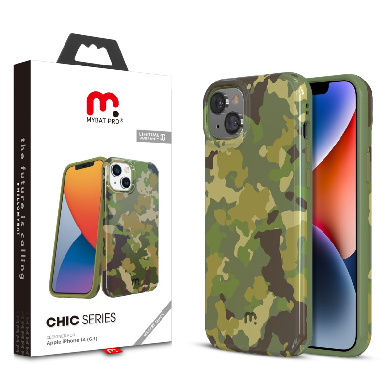Picture of MyBat Pro Chic Series Case for Apple iPhone 14 (6.1) - Desert Camo