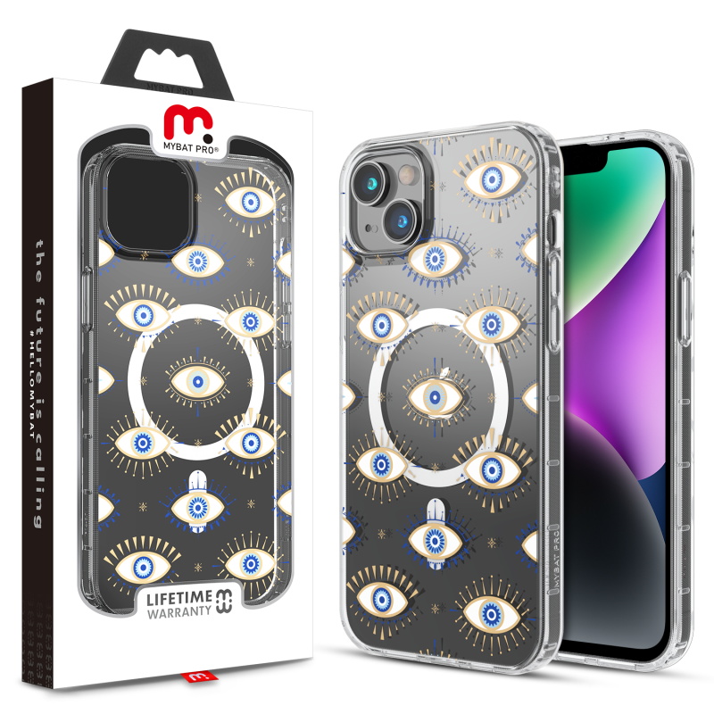 Picture of MyBat Pro Mood Series MagSafe Case for Apple iPhone 14 (6.1) / 13 (6.1) - Evil Eye