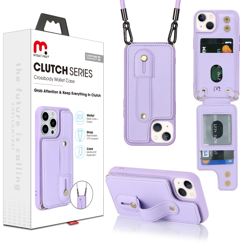 Picture of MyBat Pro Clutch Series Case for Apple iPhone 14 (6.1) / 13 (6.1) - Purple