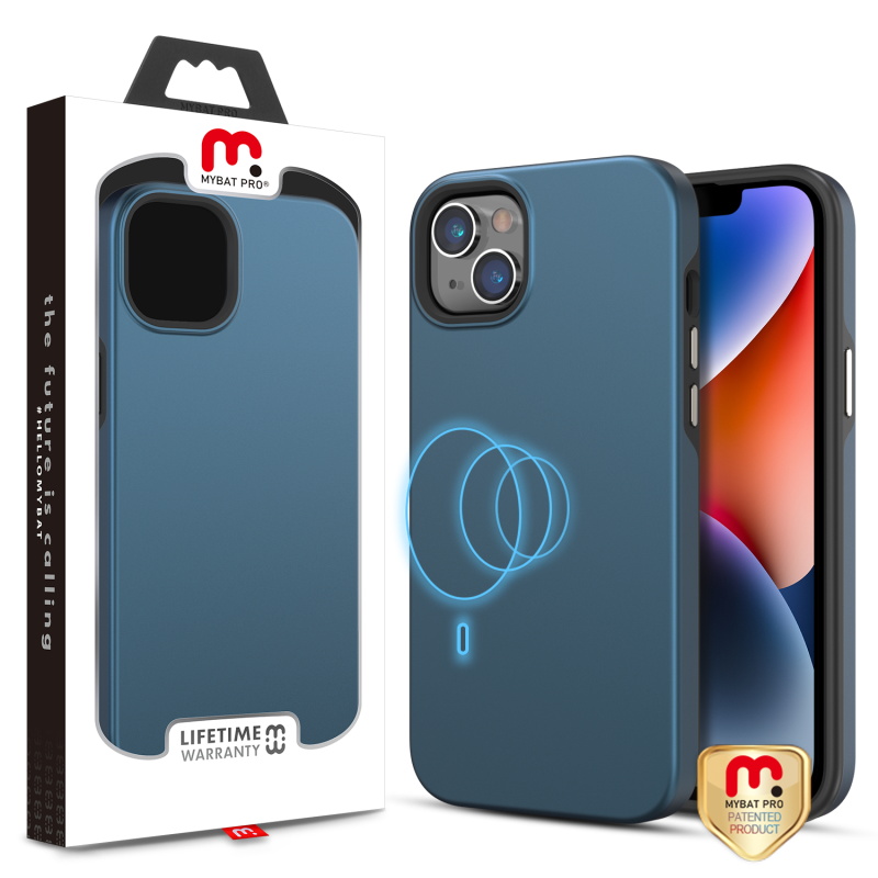 Picture of MyBat Pro Fuse Series MagSafe Case for Apple iPhone 14 Plus (6.7) - Blue