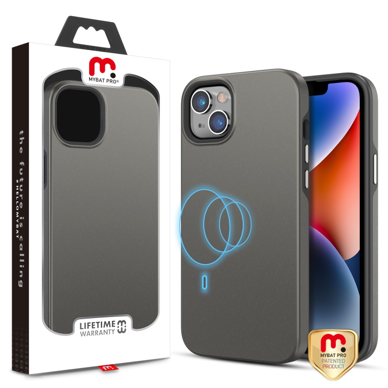Picture of MyBat Pro Fuse Series MagSafe Case for Apple iPhone 14 Plus (6.7) - Gunmetal