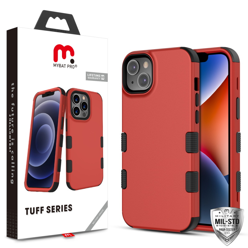 Picture of MyBat Pro TUFF Series Case for Apple iPhone 14 Plus (6.7) - Red