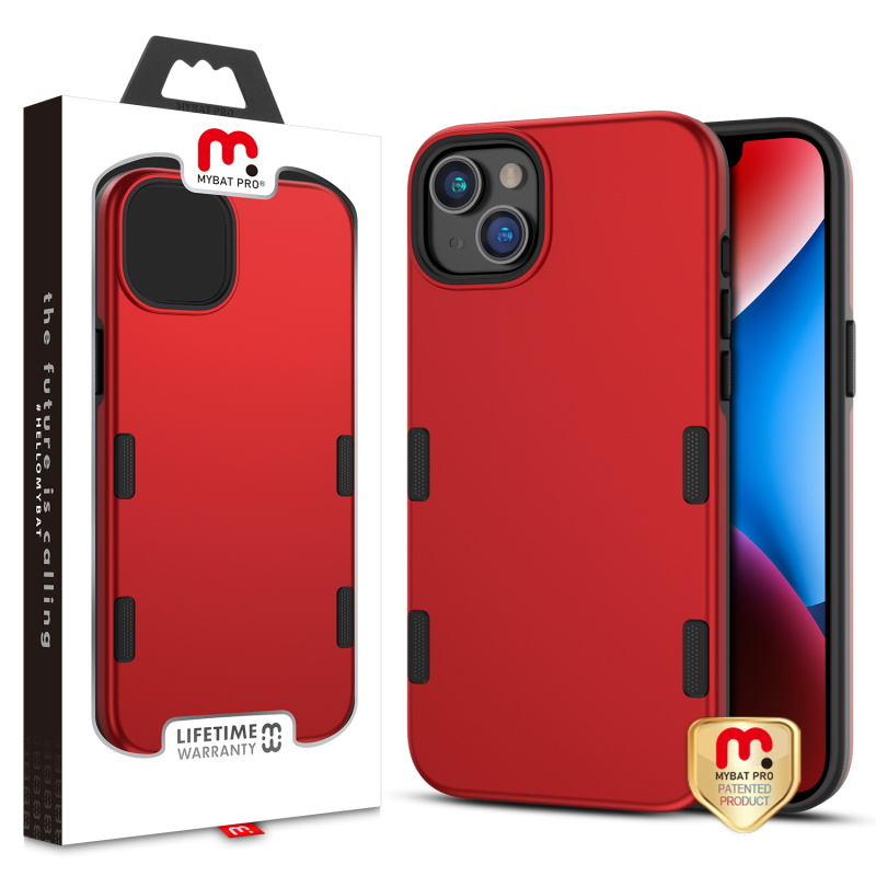 Picture of MyBat Pro TUFF Subs Series Case for Apple iPhone 14 Plus (6.7) - Red