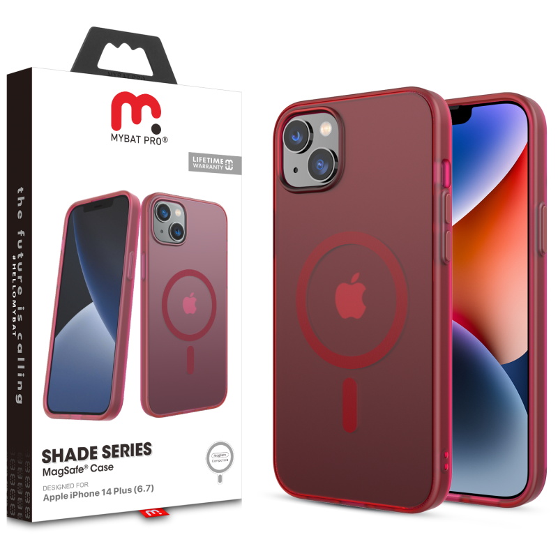 Picture of MyBat Pro Shade Series MagSafe Case for Apple iPhone 14 Plus (6.7) - Merlot