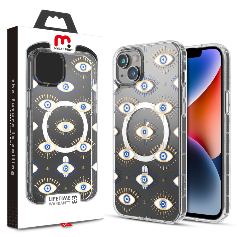 Picture of MyBat Pro Mood Series MagSafe Case for Apple iPhone 14 Plus (6.7) - Evil Eye