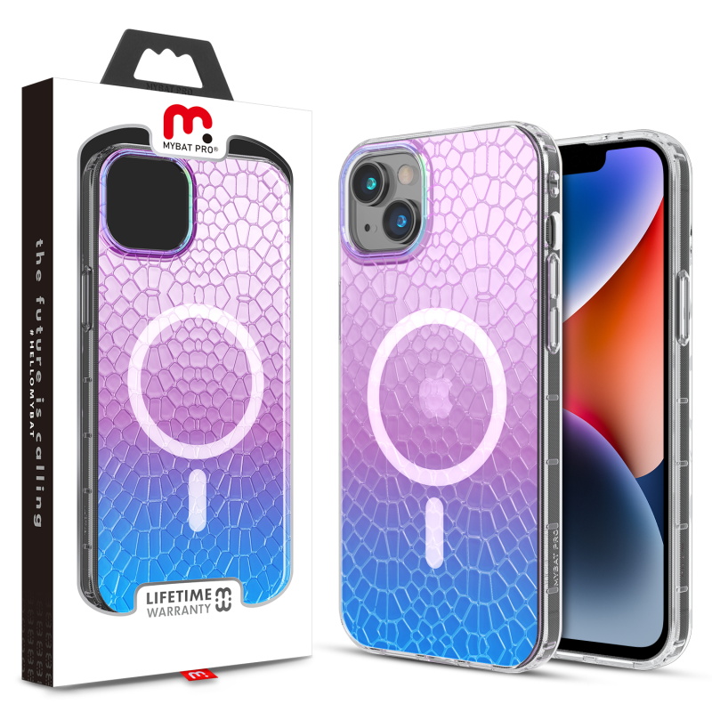 Picture of MyBat Pro Mood Series MagSafe Case for Apple iPhone 14 Plus (6.7) - Iridescent Snake