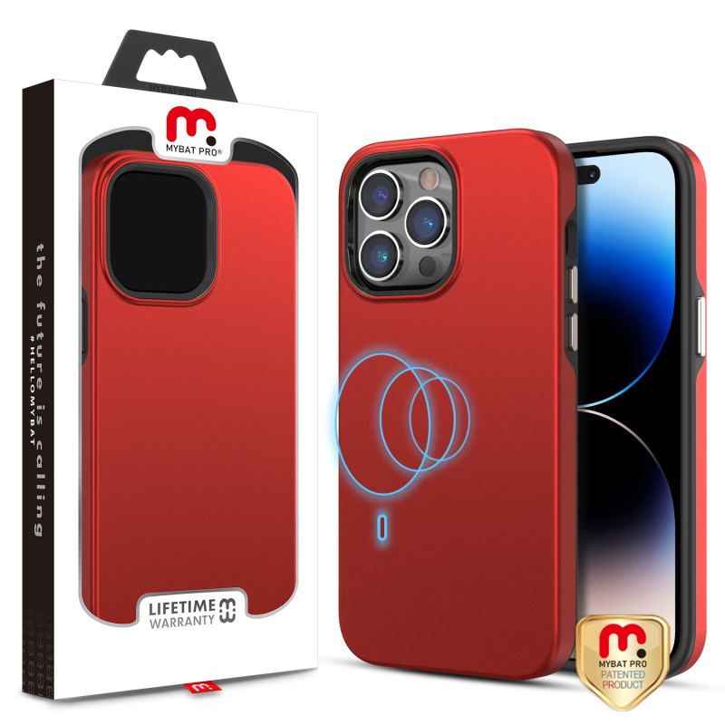 Picture of MyBat Pro Fuse Series MagSafe Case for Apple iPhone 14 Pro (6.1) - Red