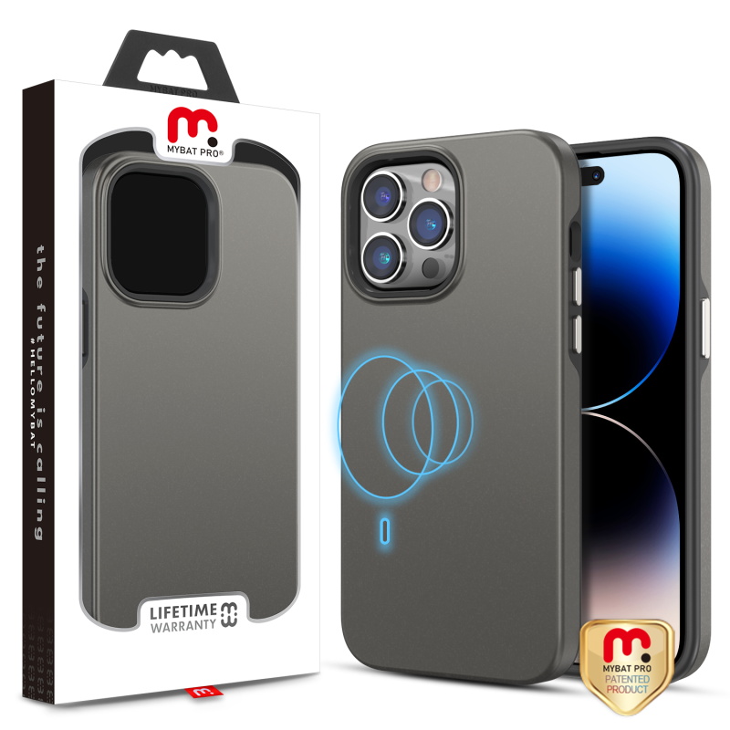 Picture of MyBat Pro Fuse Series MagSafe Case for Apple iPhone 14 Pro (6.1) - Gunmetal