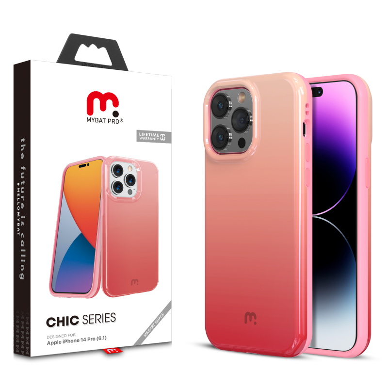 Picture of MyBat Pro Chic Series Case for Apple iPhone 14 Pro (6.1) - Bubblegum