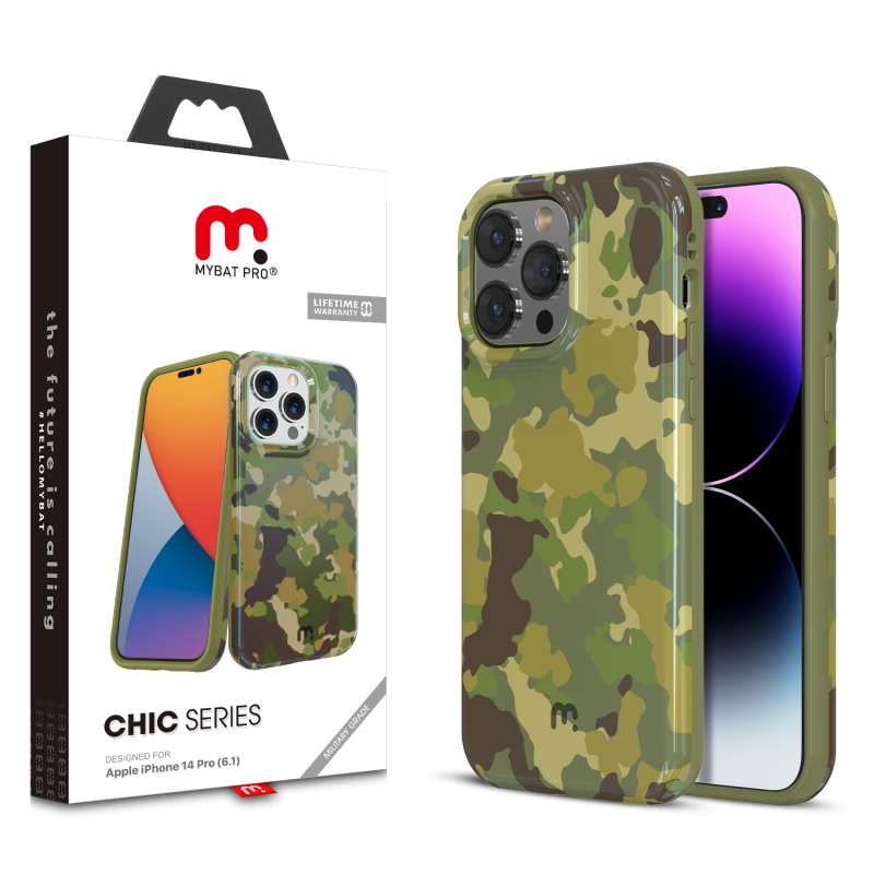Picture of MyBat Pro Chic Series Case for Apple iPhone 14 Pro (6.1) - Desert Camo