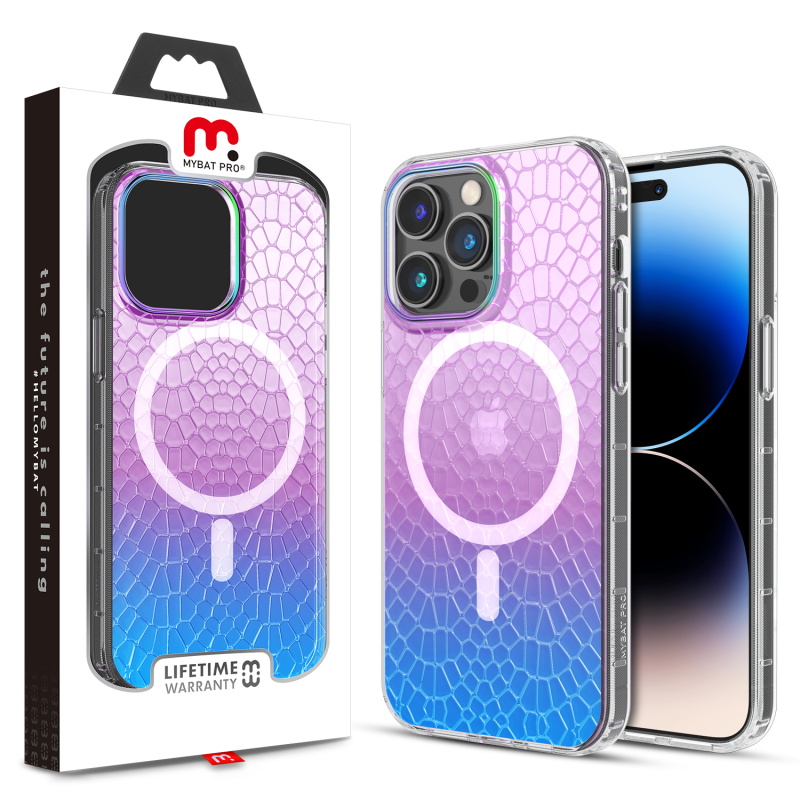 Picture of MyBat Pro Mood Series MagSafe Case for Apple iPhone 14 Pro (6.1) - Iridescent Snake