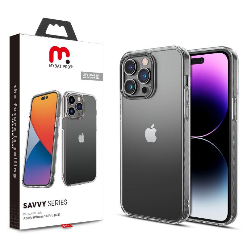 Picture of MyBat Pro Savvy Series Case for Apple iPhone 14 Pro (6.1) - Crystal Clear