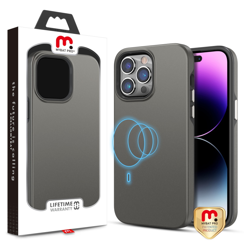 Picture of MyBat Pro Fuse Series MagSafe Case for Apple iPhone 14 Pro Max (6.7) - Gunmetal