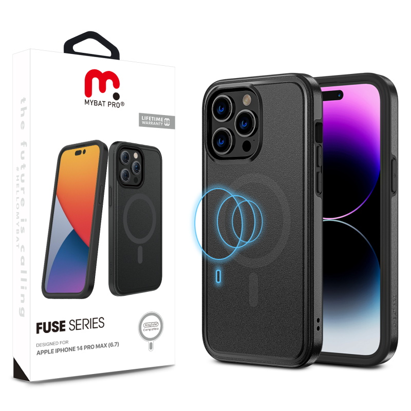 Picture of MyBat Pro Fuse Series w/ MagSafe Case for Apple iPhone 14 Pro Max (6.7) - Black