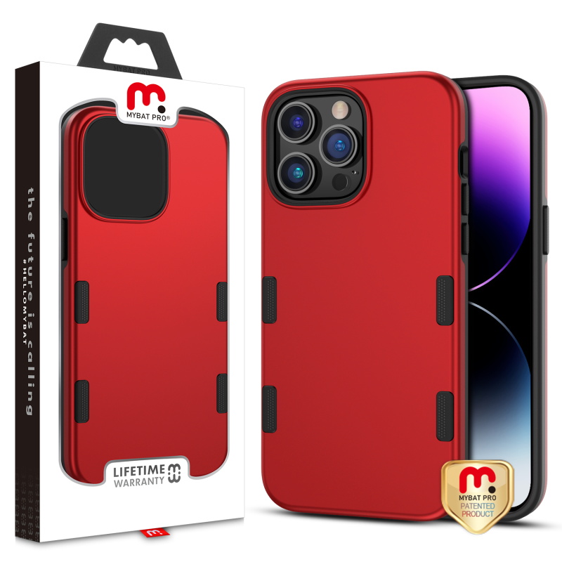 Picture of MyBat Pro TUFF Subs Series Case for Apple iPhone 14 Pro Max (6.7) - Red