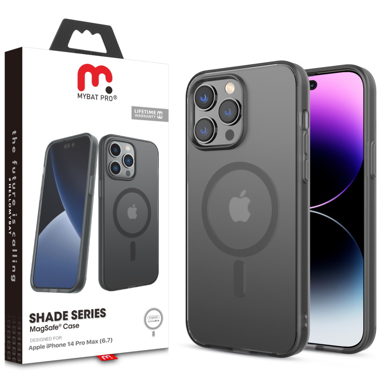 Picture of MyBat Pro Shade Series MagSafe Case for Apple iPhone 14 Pro Max (6.7) - Smoke