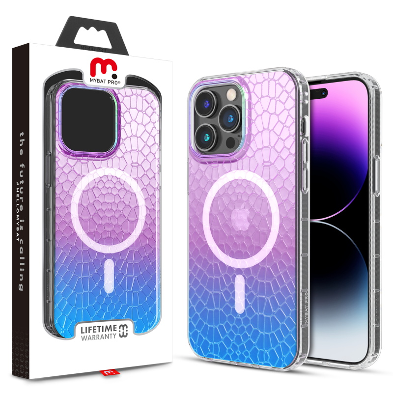 Picture of MyBat Pro Mood Series MagSafe Case for Apple iPhone 14 Pro Max (6.7) - Iridescent Snake