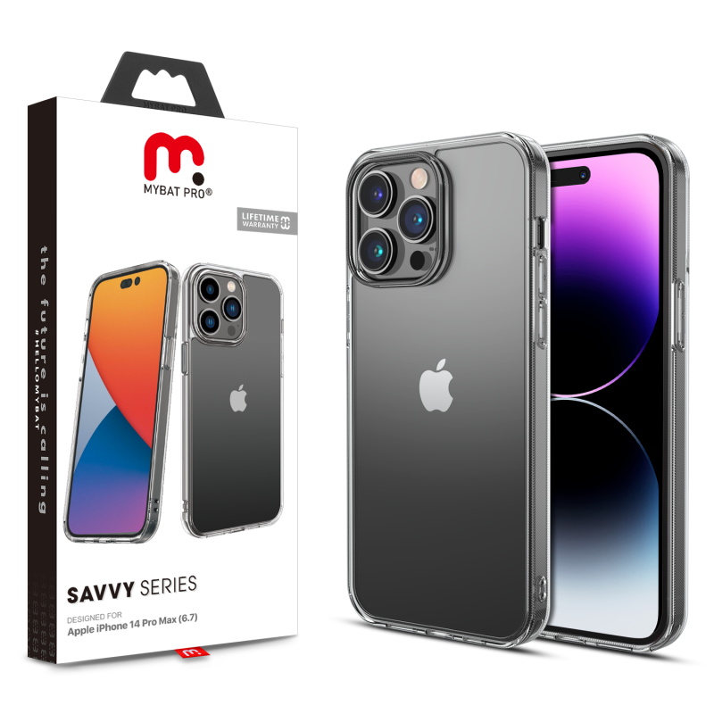 Picture of MyBat Pro Savvy Series Case for Apple iPhone 14 Pro Max (6.7) - Crystal Clear