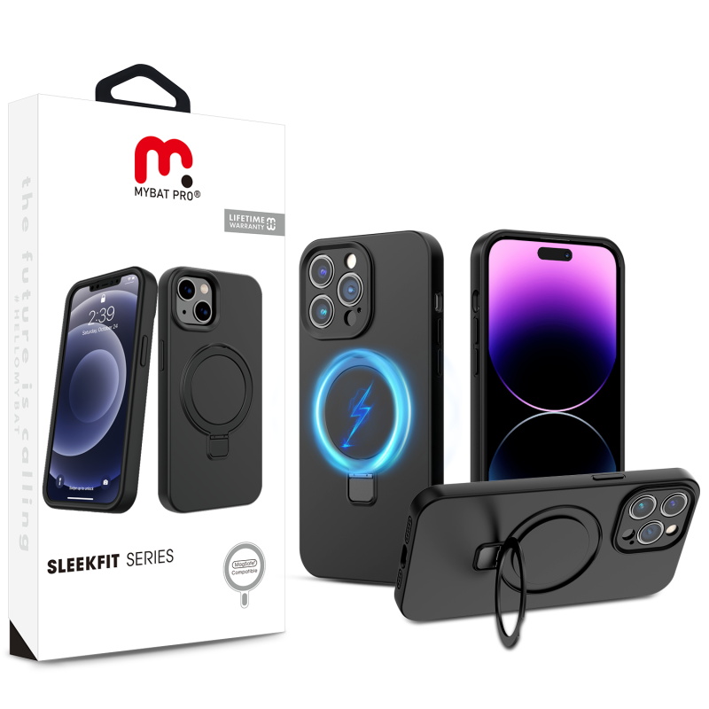 Picture of MyBat Pro SleekFit Series w/ MagSafe Case for Apple iPhone 14 Pro Max (6.7) - Black