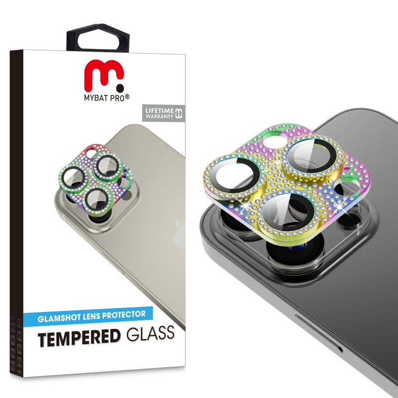 Picture of MyBat Pro Tempered Glass GlamShot Lens Protector for Apple iPhone 14 Pro Max (6.7) / 14 Pro (6.1) - Colorful