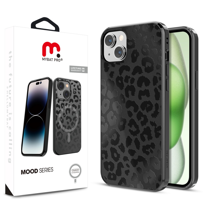 Picture of MyBat Pro Mood Series MagSafe Case for Apple iPhone 15 Plus (6.7) / 14 Plus (6.7) - Black Leopard