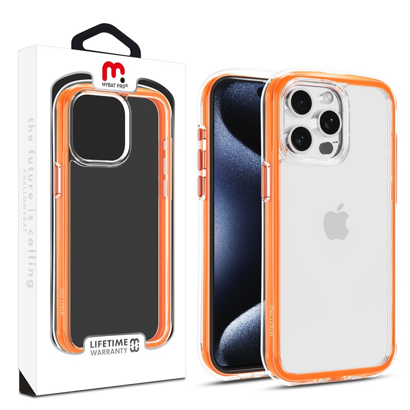 Picture of MyBat Pro Air-Filled Case for iPhone 15 Pro (6.1) for Apple iPhone 15 Pro (6.1) - Orange