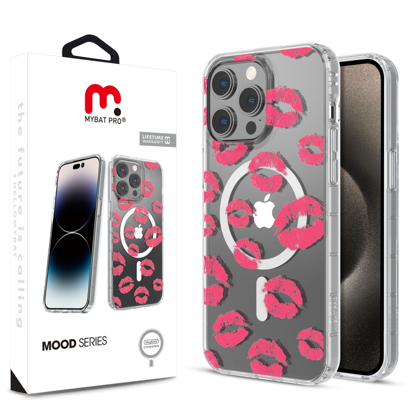Picture of MyBat Pro Mood Series MagSafe Case for Apple iPhone 15 Pro Max (6.7) - Kisses