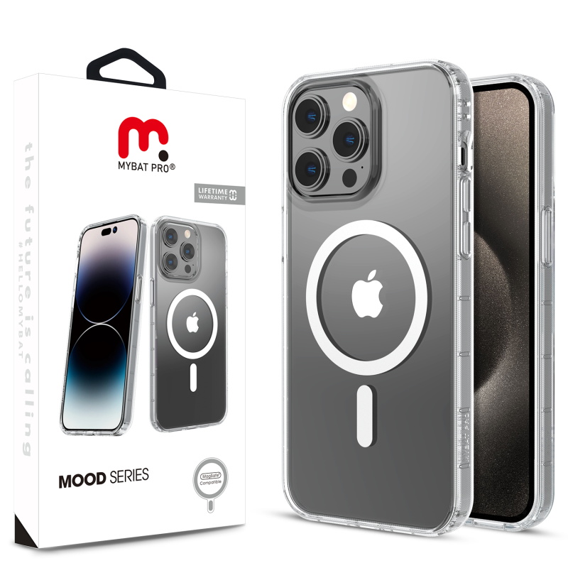 Picture of MyBat Pro Mood Series MagSafe Case for Apple iPhone 15 Pro Max (6.7) - Transparent Clear