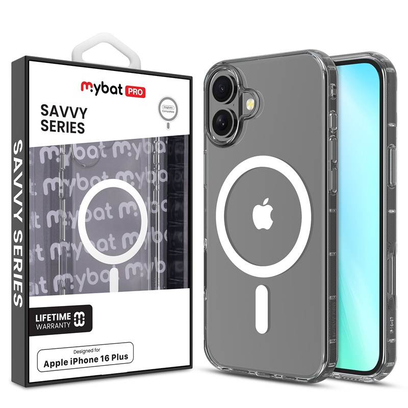 Picture of MyBat Pro Savvy Series MagSafe Case for Apple iPhone 16 Plus - Clear