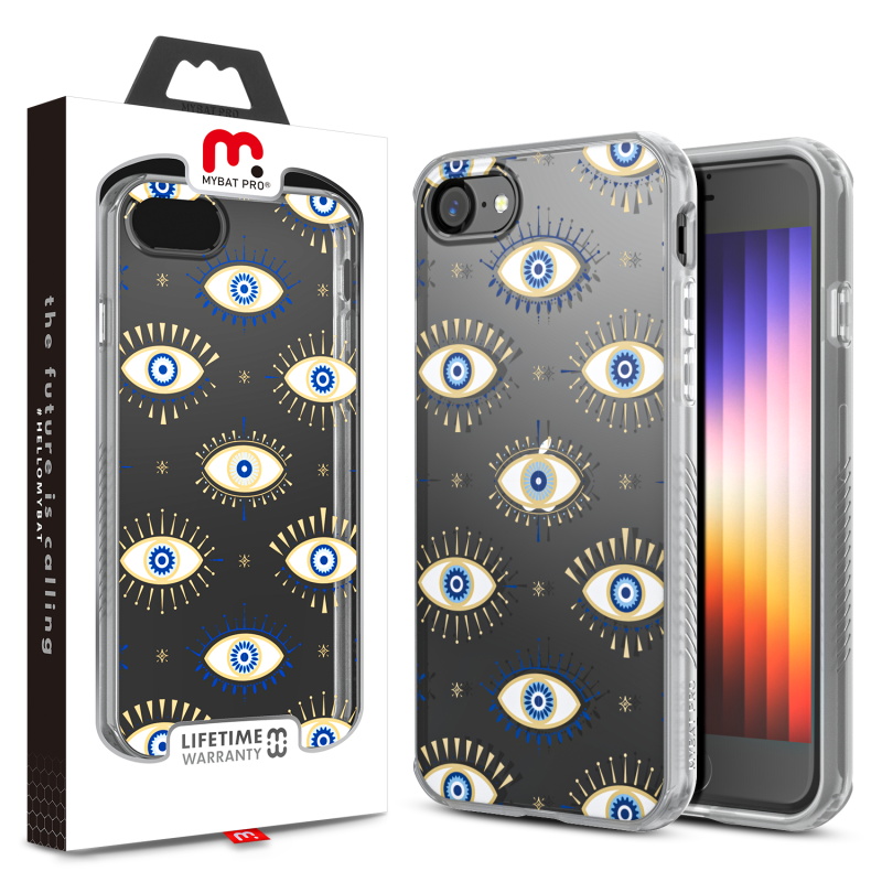 Picture of MyBat Pro Mood Series Case for Apple iPhone SE (2022) - Evil Eyes