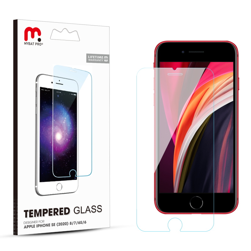 Picture of MyBat Pro  Tempered Glass Screen Protector for Apple iPhone SE (2022) / iPhone 8 / 7 - Clear